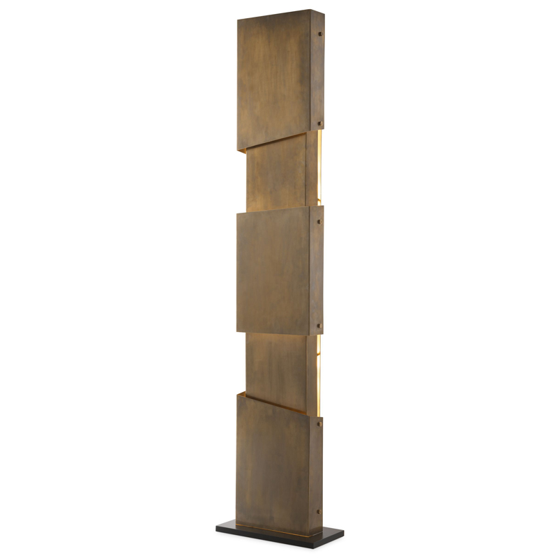 Торшер Eichholtz Floor Lamp Shadow Винтажная латунь Торшер Eichholtz Floor Lamp Shadow Винтажная латунь в Тюмени | Loft Concept
