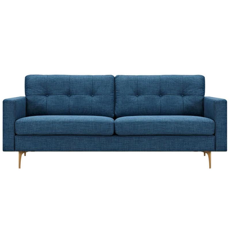 Диван Stone Blue Greta Sofa Диван синий лен Синий Диван Stone Blue Greta Sofa Диван синий лен Синий в Тюмени | Loft Concept