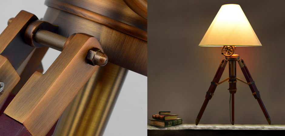 Настольная лампа Table Standing Lamp Red Настольная лампа Table Standing Lamp Red - Loft-Concept в Тюмени
