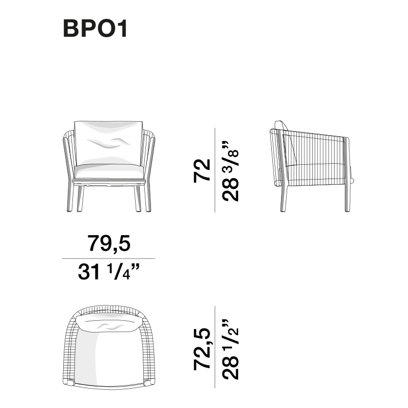 Дизайнерское уличное кресло из массива дерева с веревочной спинкой BOBOLI Armchair Дизайнерское уличное кресло из массива дерева с веревочной спинкой BOBOLI Armchair в Тюмени