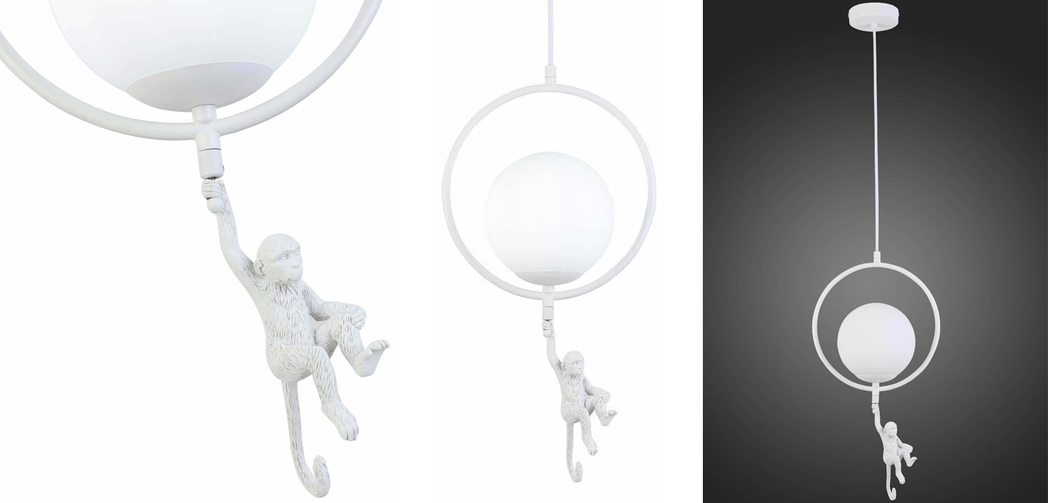 Подвесной светильник Hanging Monkey under - фото