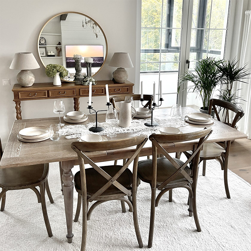 Обеденный стол Noemi Dinner Table Древесина Обеденный стол Noemi Dinner Table Древесина в Тюмени | Loft Concept