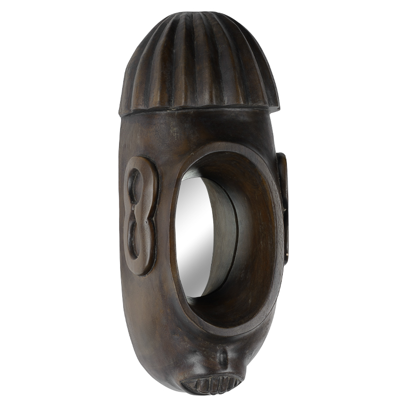 Зеркало Mirror African Cyclops Коричневый Зеркало Mirror African Cyclops Коричневый в Тюмени | Loft Concept