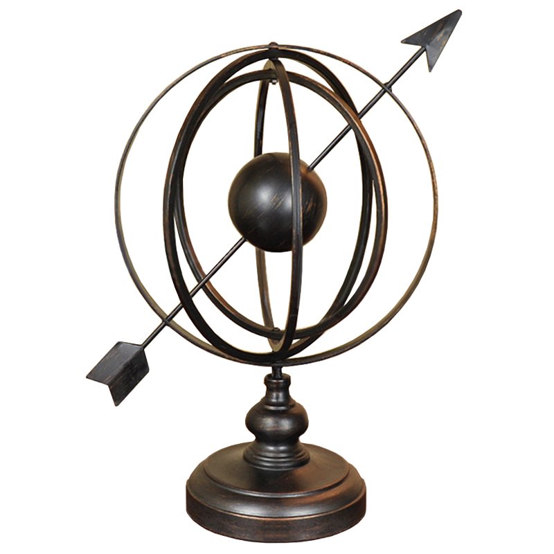 Статуэтка Arrow Sphere Sundial Темная бронза Статуэтка Arrow Sphere Sundial Темная бронза в Тюмени | Loft Concept
