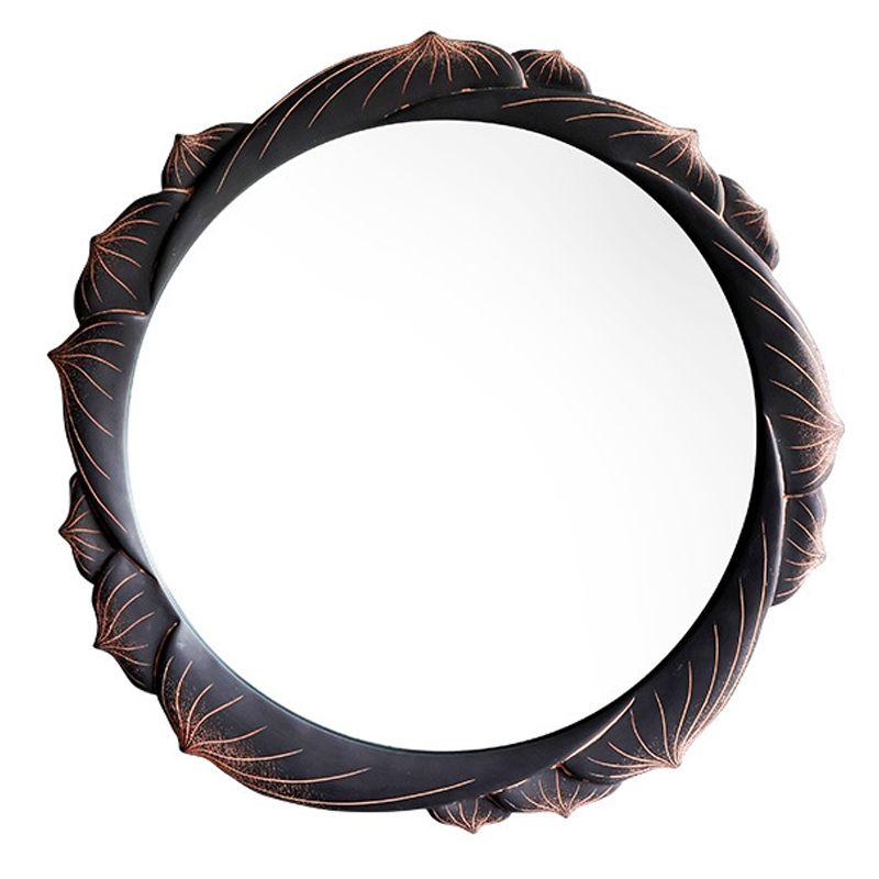 Зеркало Mirror Lotus Графит Розовый пастельный Зеркало Mirror Lotus Графит Розовый пастельный в Тюмени | Loft Concept