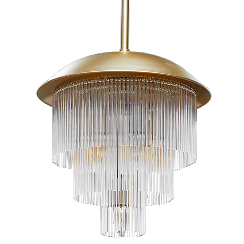 Люстра Fleming Chandeliers Золотой Прозрачный Люстра Fleming Chandeliers Золотой Прозрачный в Тюмени | Loft Concept