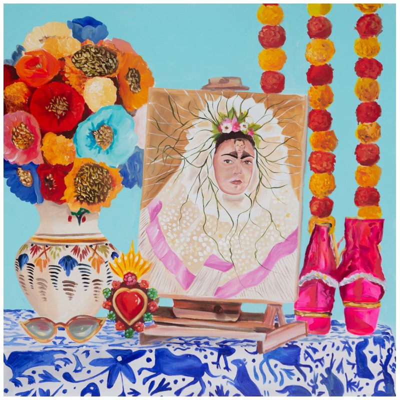 Картина Frida Kahlo - In Her Shoes Мульти Картина Frida Kahlo - In Her Shoes Мульти в Тюмени | Loft Concept