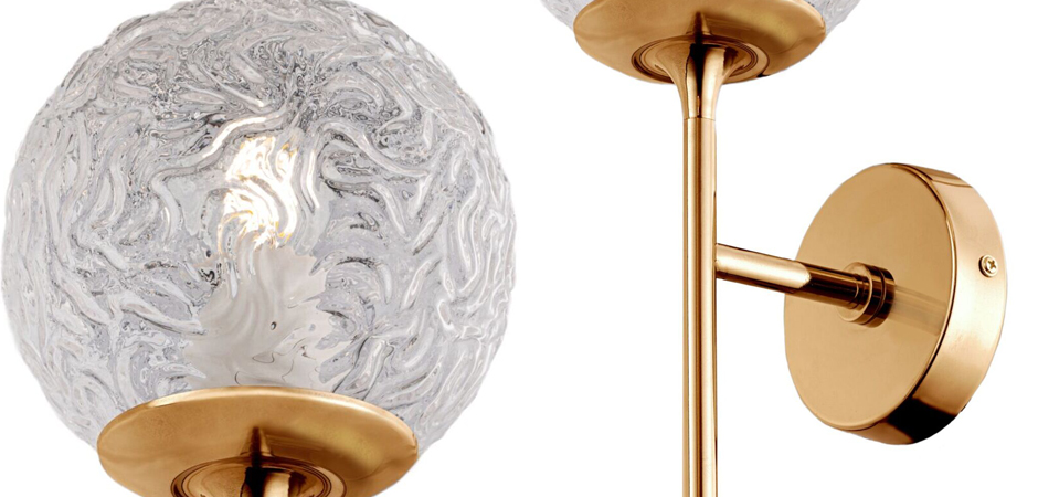 Бра Soranzo Glass Balls Sconces Brass Бра Soranzo Glass Balls Sconces Brass - Loft-Concept в Тюмени