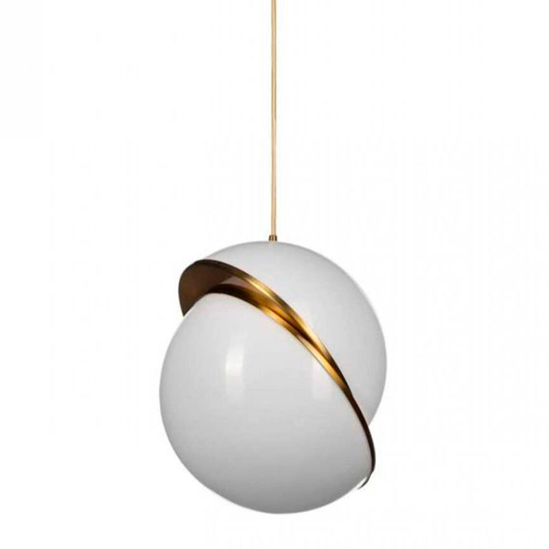 Подвесной Светильник Crescent Celling Lee Broom D 30 см Золотой Белый Подвесной Светильник Crescent Celling Lee Broom D 30 см Золотой Белый в Тюмени | Loft Concept