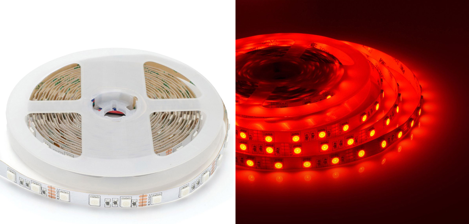 Светодиодная лента 14,4W/m 60LED/m 5050SMD разноцветная 5M Светодиодная лента 14,4W/m 60LED/m 5050SMD разноцветная 5M - Loft-Concept в Тюмени