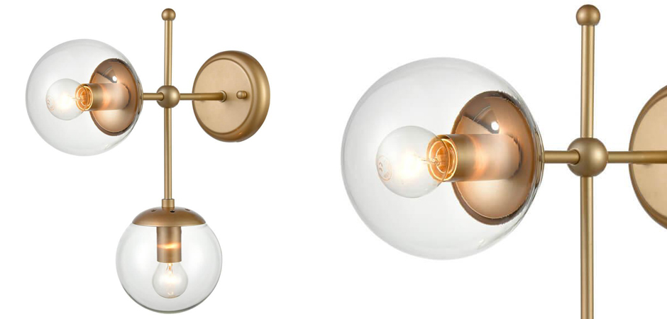 Бра Gold Balls Bra 2 Бра Gold Balls Bra 2 - Loft-Concept в Тюмени
