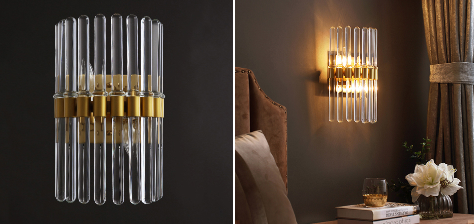 Бра Glass Tubes Sconces Бра Glass Tubes Sconces - Loft-Concept в Тюмени