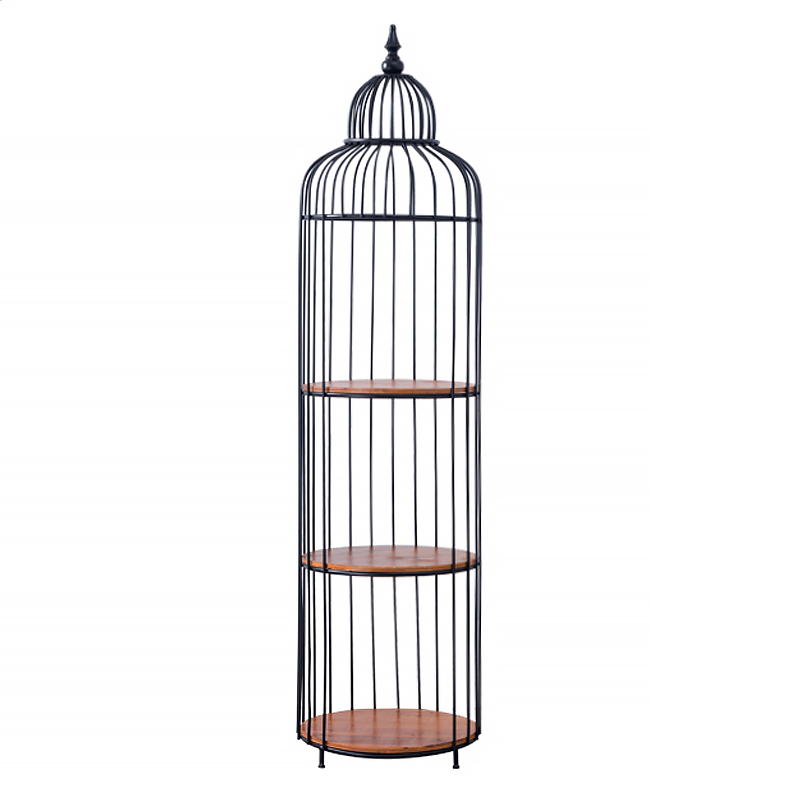 Стеллаж High Cage Rack Коричневый Черный Стеллаж High Cage Rack Коричневый Черный в Тюмени | Loft Concept