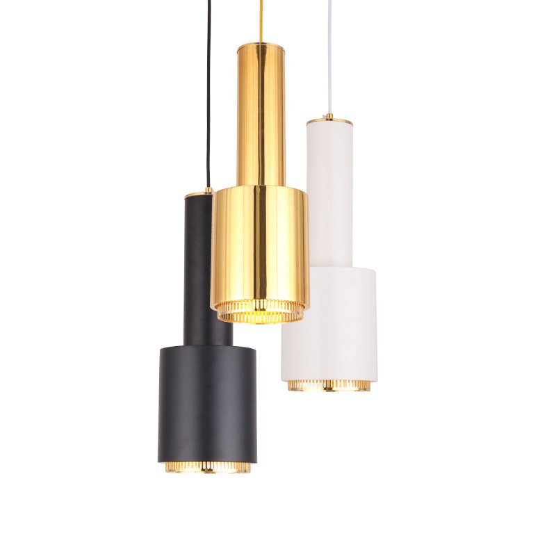 Подвесной светильник Alvar Aalto A110 Pendant Lamp Латунь Белый Черный Подвесной светильник Alvar Aalto A110 Pendant Lamp Латунь Белый Черный в Тюмени | Loft Concept