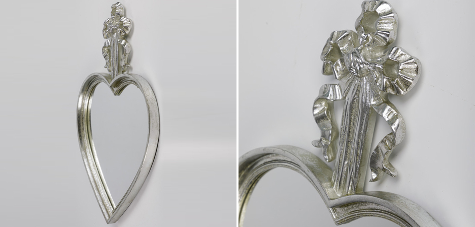 Зеркало Mirror Heart Серебристое Зеркало Mirror Heart Серебристое - Loft-Concept в Тюмени