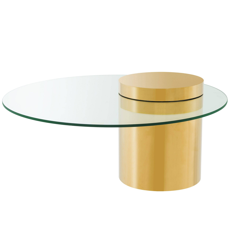 Кофейный стол Eichholtz Coffee Table Equilibre Глянцевое золото Прозрачный Кофейный стол Eichholtz Coffee Table Equilibre Глянцевое золото Прозрачный в Тюмени | Loft Concept