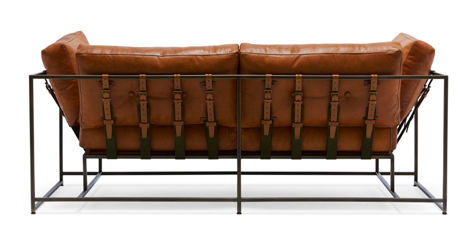 Двухместный диван Two Seat Encounter Leather Sofa Двухместный диван Two Seat Encounter Leather Sofa - Loft-Concept в Тюмени