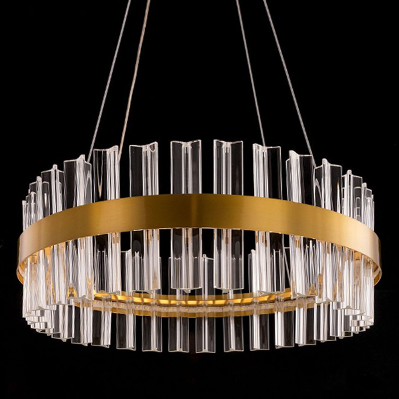 Круглая Люстра Кольцо Хрусталь диаметр 40 см RING Saturno Not Baroncelli Brass Латунь Прозрачное Стекло Круглая Люстра Кольцо Хрусталь диаметр 40 см RING Saturno Not Baroncelli Brass Латунь Прозрачное Стекло в Тюмени | Loft Concept