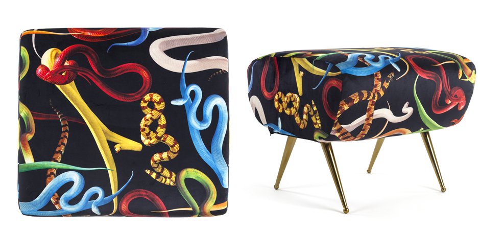 Оттоманка Seletti Pouf Snakes Оттоманка Seletti Pouf Snakes - Loft-Concept в Тюмени