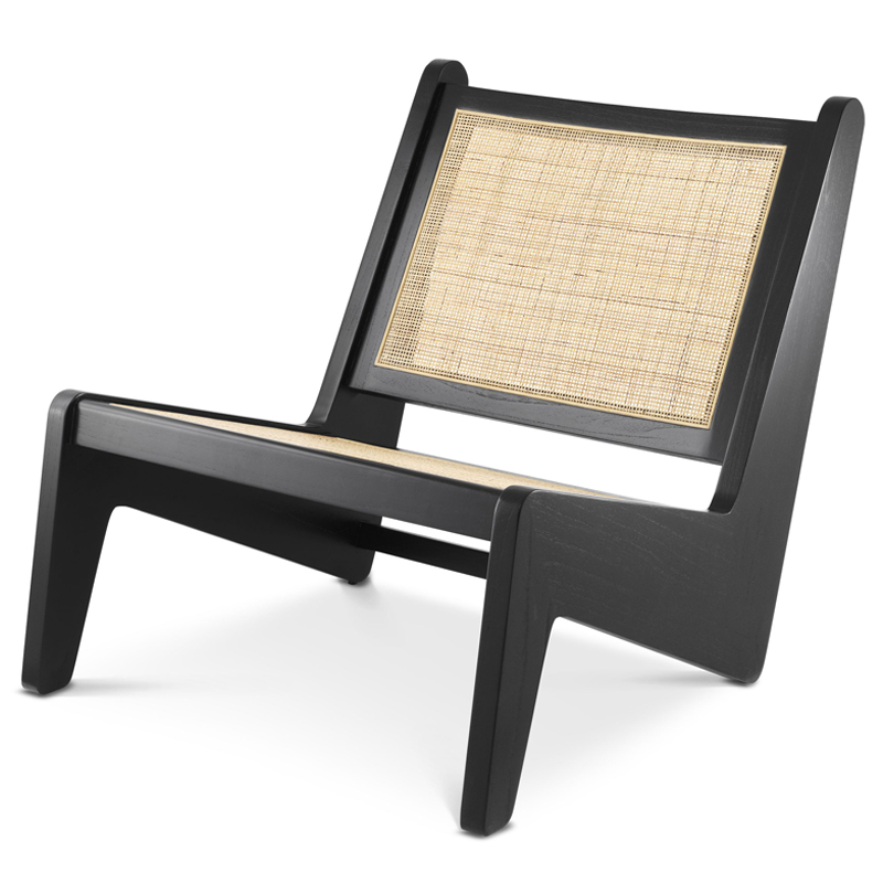 Кресло Eichholtz Chair Aubin black Черный Бежевый Кресло Eichholtz Chair Aubin black Черный Бежевый в Тюмени | Loft Concept