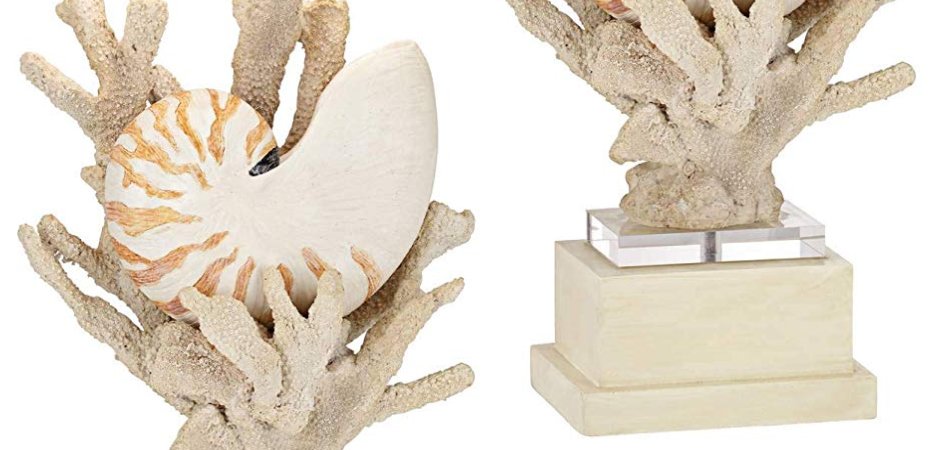 Nautilus Shell and White Coral Table Lamp Nautilus Shell and White Coral Table Lamp - Loft-Concept в Тюмени