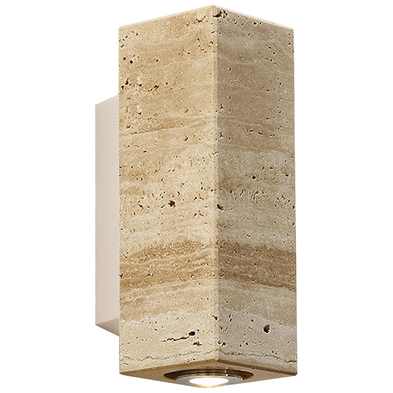 Бра Travertine Spot Wall Lamp Бежевый Песочный Белый Бра Travertine Spot Wall Lamp Бежевый Песочный Белый в Тюмени | Loft Concept