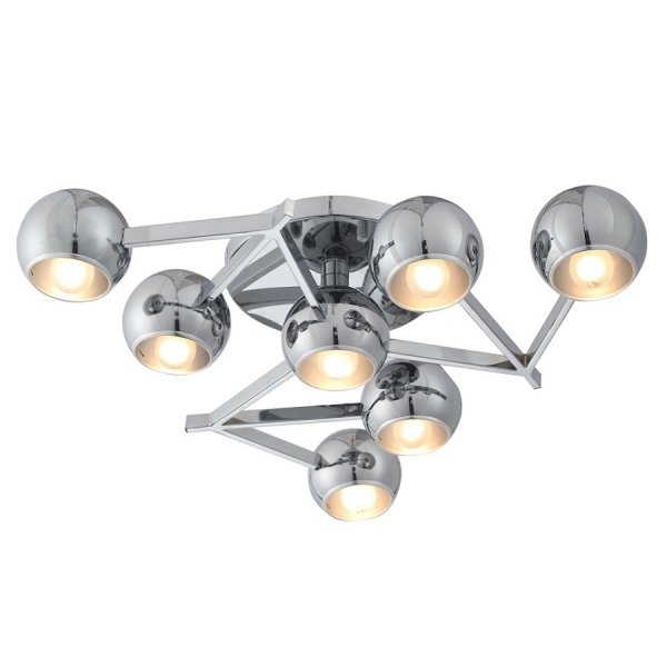 Потолочная люстра Galaxy Chandelier Chrome Хром Потолочная люстра Galaxy Chandelier Chrome Хром в Тюмени | Loft Concept