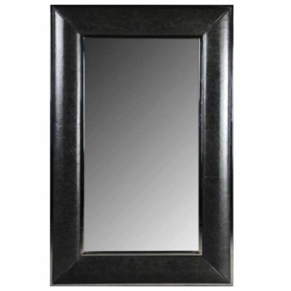 Зеркало настенное Leather Lux Mirror Square Коричневый Зеркало настенное Leather Lux Mirror Square Коричневый в Тюмени | Loft Concept