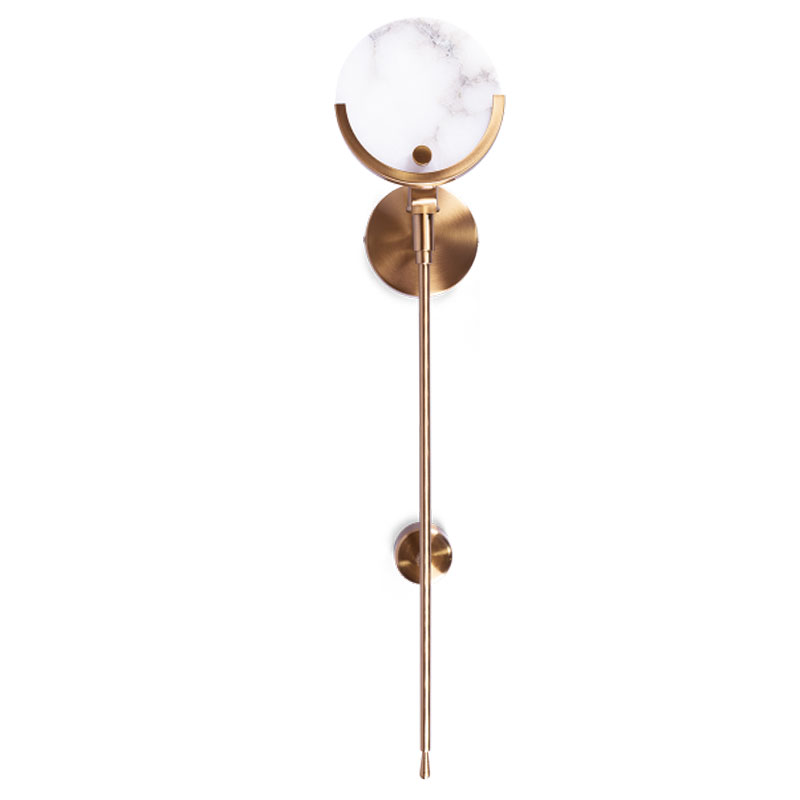 Бра Levanzo Sconce Золотой Белое матовое стекло Бра Levanzo Sconce Золотой Белое матовое стекло в Тюмени | Loft Concept