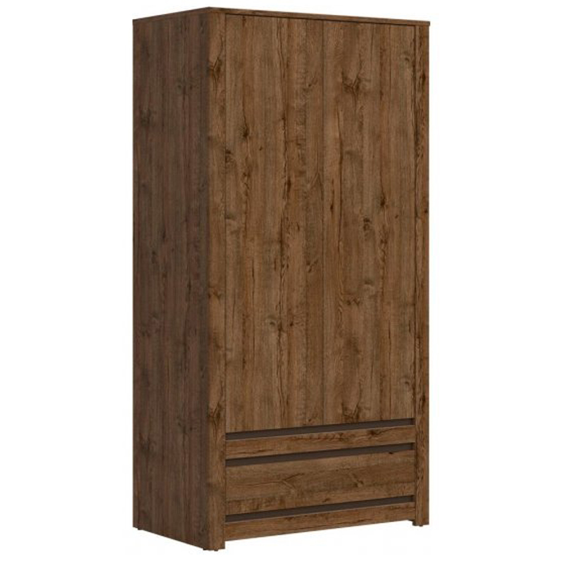 Шкаф Helga Wardrobe две двери Дуб темный Шкаф Helga Wardrobe две двери Дуб темный в Тюмени | Loft Concept