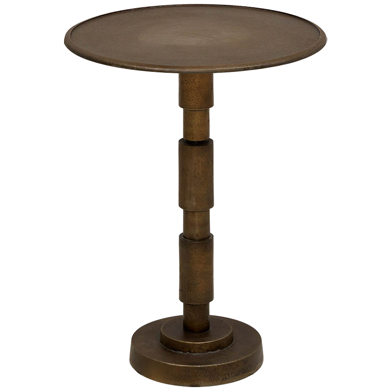 Приставной круглый металлический стол Thanh Side Table Бронза Приставной круглый металлический стол Thanh Side Table Бронза в Тюмени | Loft Concept