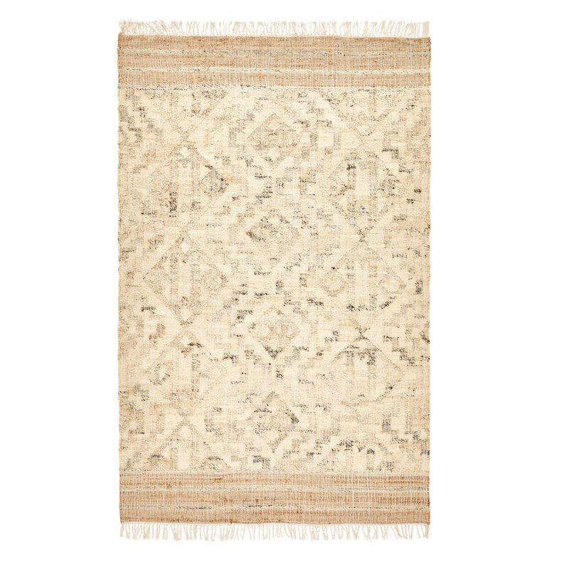 Ковер Graphic Carpet джут и хлопок Бежевый Серый Ковер Graphic Carpet джут и хлопок Бежевый Серый в Тюмени | Loft Concept