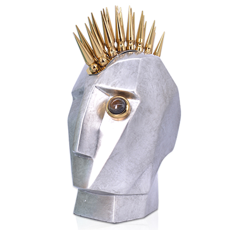 Аксессуар Kelly Wearstler Head Trip Sculpture Silver Серебряный Глянцевое золото Аксессуар Kelly Wearstler Head Trip Sculpture Silver Серебряный Глянцевое золото в Тюмени | Loft Concept