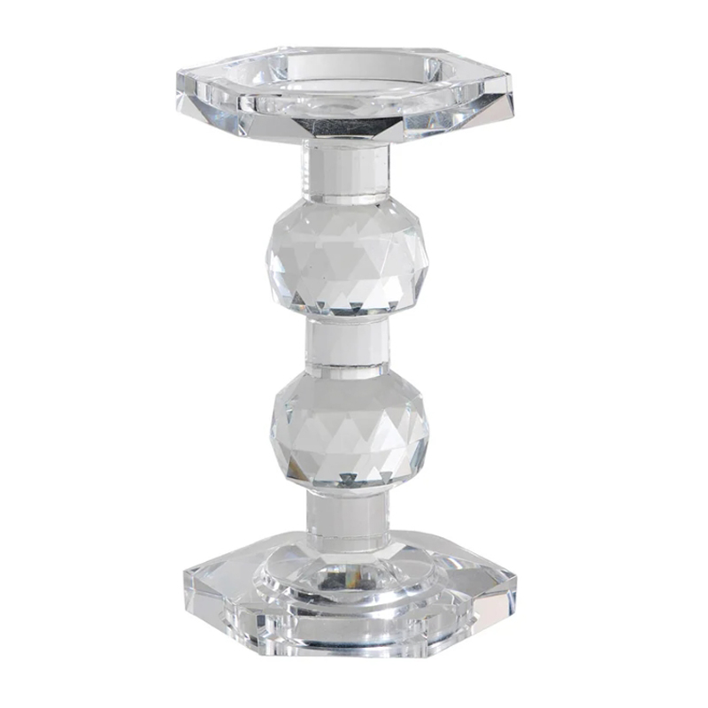 Подсвечник Glass Candlestick III Прозрачное Стекло Подсвечник Glass Candlestick III Прозрачное Стекло в Тюмени | Loft Concept
