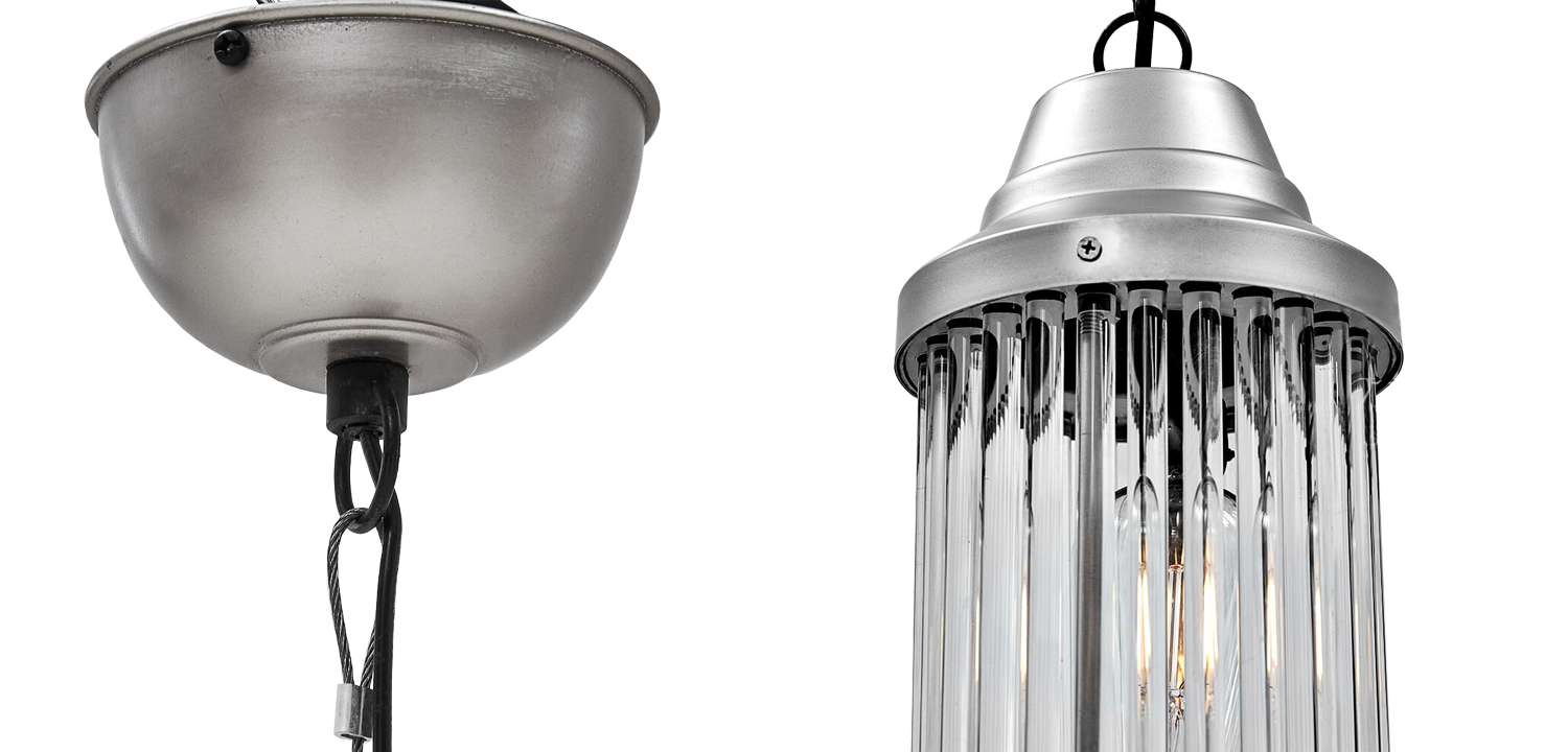 Подвесной светильник Transparent Tubes Pendant - фото