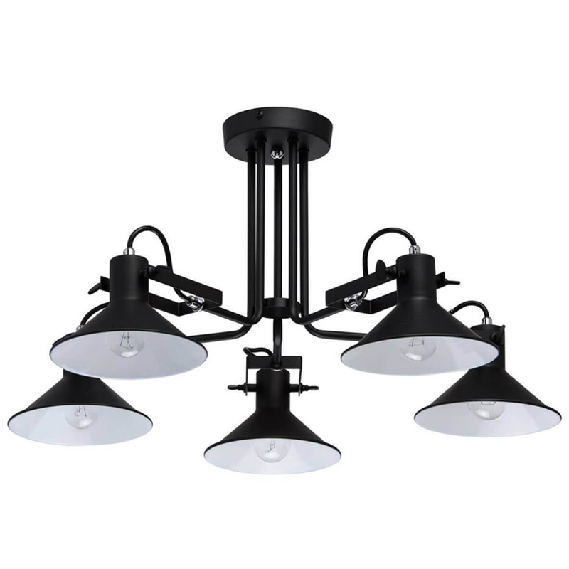 Потолочный светильник Rotating Light Black Черный матовый Потолочный светильник Rotating Light Black Черный матовый в Тюмени | Loft Concept