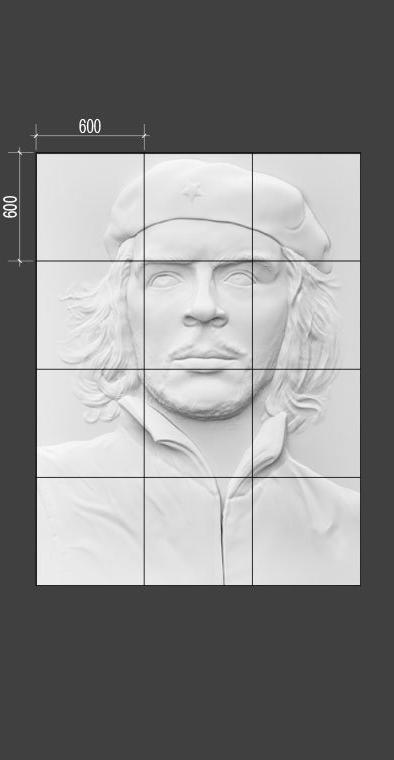 Барельеф CHE GUEVARA Барельеф CHE GUEVARA в Тюмени