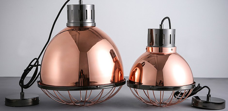 Подвесной светильник Ufo Copper Pendant Big Подвесной светильник Ufo Copper Pendant Big - Loft-Concept в Тюмени
