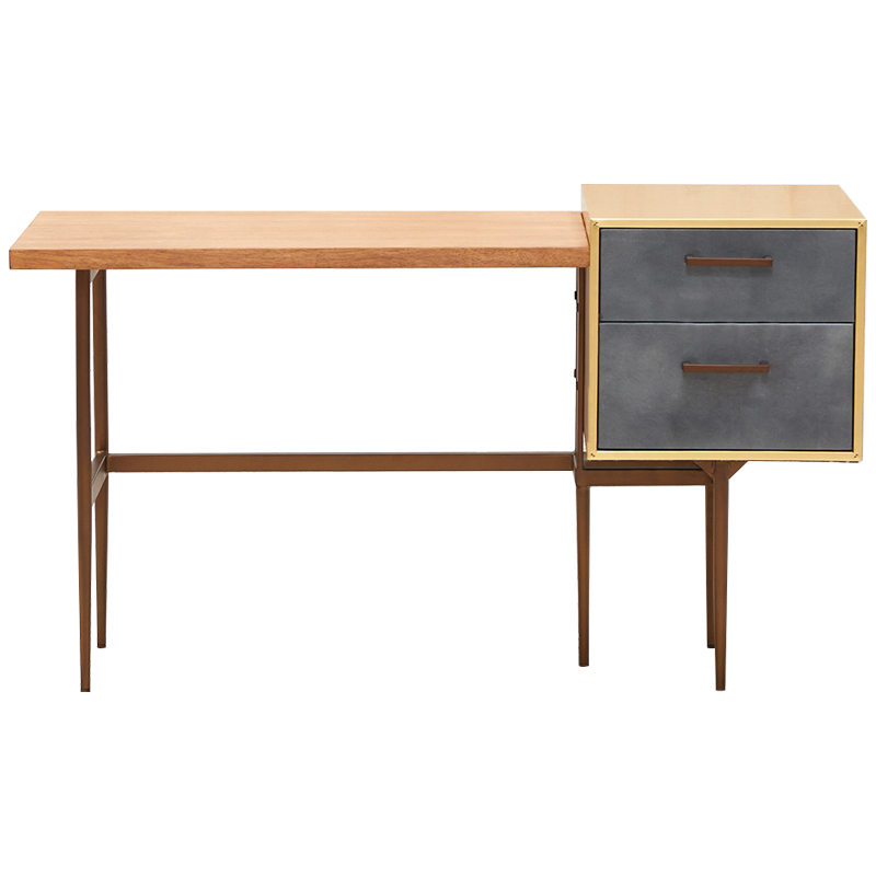 Рабочий стол Baxter Desk Древесина Серый Коричневый Рабочий стол Baxter Desk Древесина Серый Коричневый в Тюмени | Loft Concept