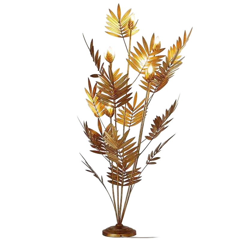 Торшер Palm Leaves Gold Las Palmas Floor Lamp Золотой Торшер Palm Leaves Gold Las Palmas Floor Lamp Золотой в Тюмени | Loft Concept