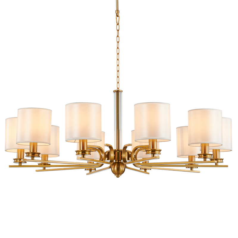 Люстра Armel Chandelier 94 Бронза Прозрачный Белый Люстра Armel Chandelier 94 Бронза Прозрачный Белый в Тюмени | Loft Concept