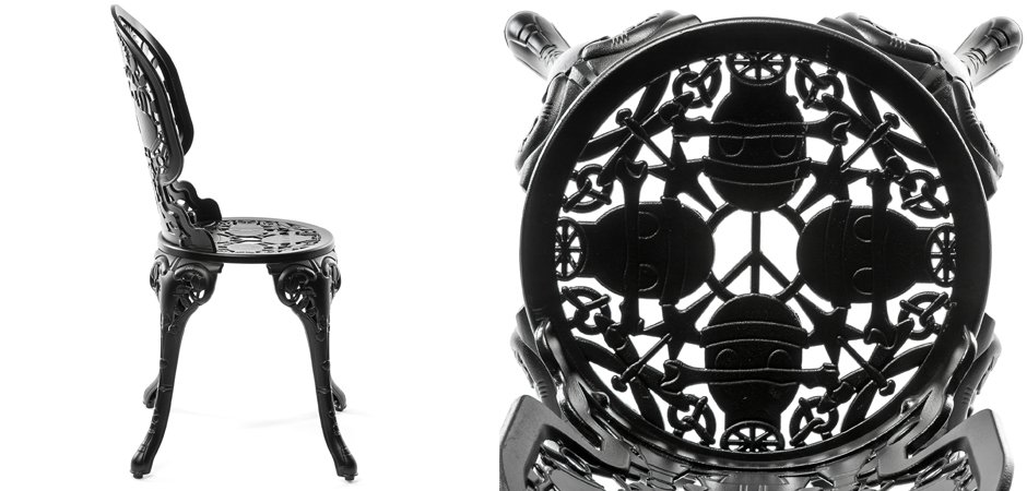 Стул Seletti Industry Collection ALUMINIUM CHAIR – BLACK - Loft-Concept в Тюмени