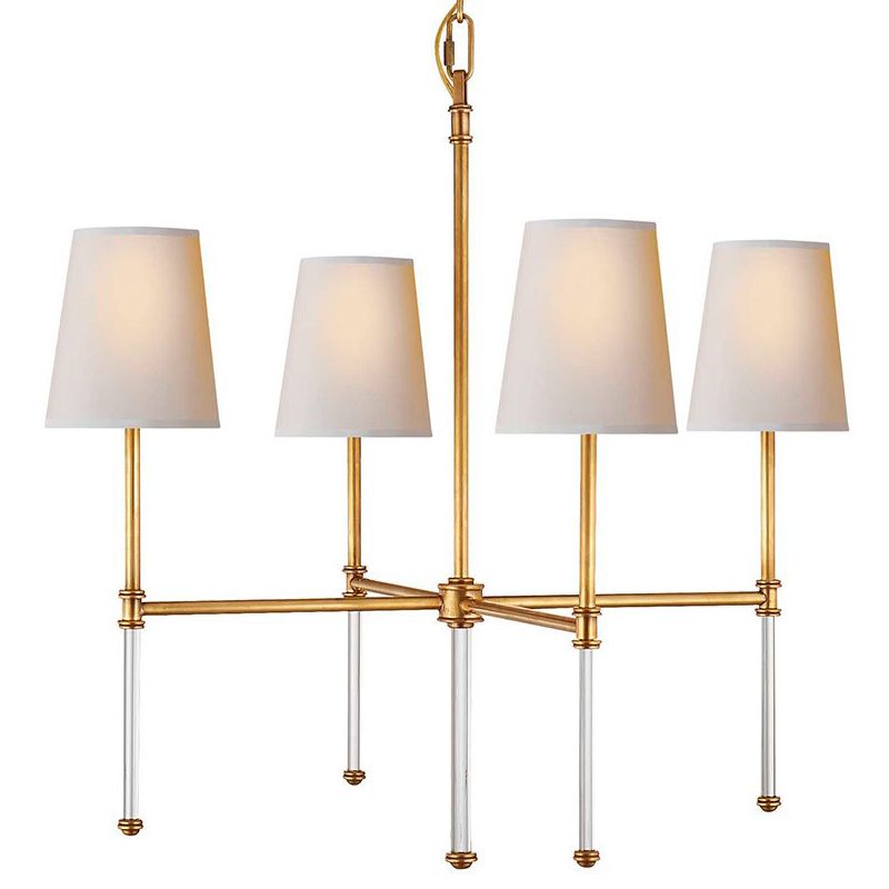 Люстра Nicoleta Gold Chandelier Золотой Белый Люстра Nicoleta Gold Chandelier Золотой Белый в Тюмени | Loft Concept