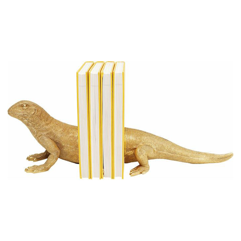 Держатель для книг фигурка Ящерица Lizard Золотой Держатель для книг фигурка Ящерица Lizard Золотой в Тюмени | Loft Concept