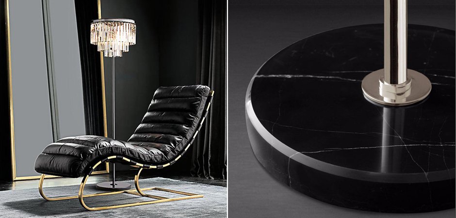 Торшер RH Odeon Floor Lamp Chrome Торшер RH Odeon Floor Lamp Chrome - Loft-Concept в Тюмени