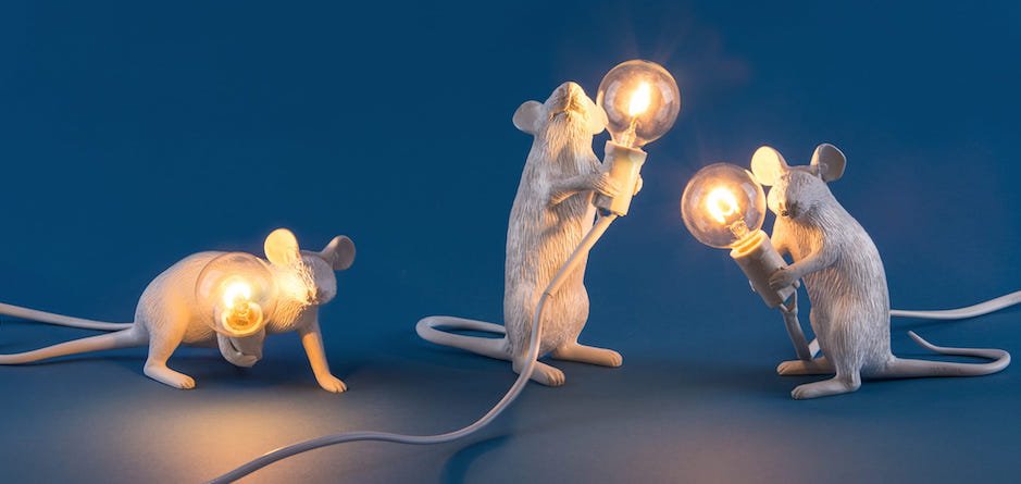 Настольная лампа Seletti Mouse Настольная лампа Seletti Mouse - Loft-Concept в Тюмени