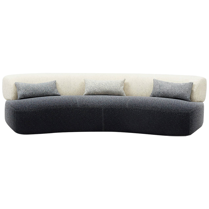 Диван Gradient Grey Beige Sofa Серый Молочный Диван Gradient Grey Beige Sofa Серый Молочный в Тюмени | Loft Concept