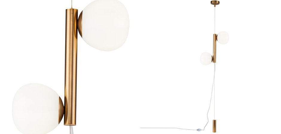 Торшер Tiepolo Ball Floor Lamp Double gold Торшер Tiepolo Ball Floor Lamp Double gold - Loft-Concept в Тюмени