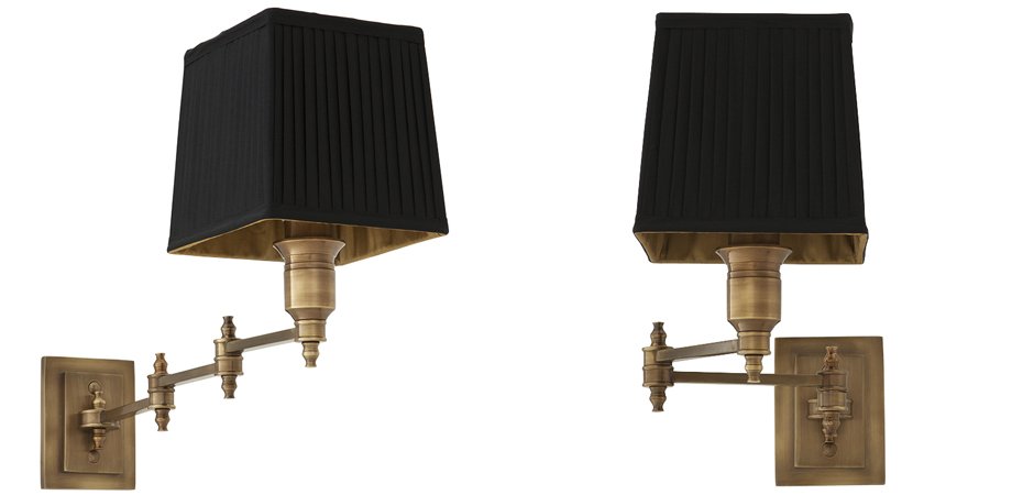 Бра Wall Lamp Lexington Swing Brass+Black Бра Wall Lamp Lexington Swing Brass+Black - Loft-Concept в Тюмени