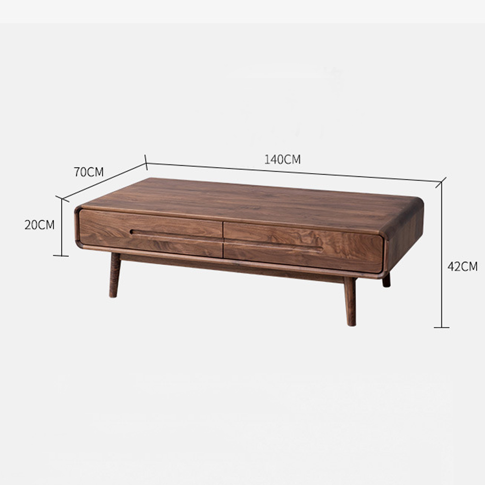 Кофейный стол из массива дерева с выдвижными ящиками Coffee Walnut Table Кофейный стол из массива дерева с выдвижными ящиками Coffee Walnut Table в Тюмени